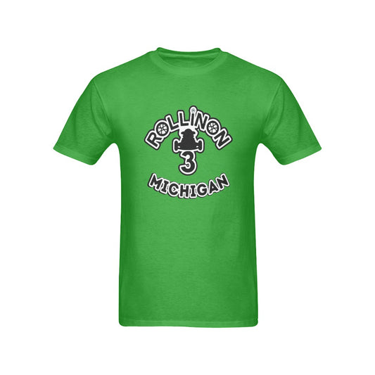 Rollin On 3 - Michigan Chapter Men’s Exclusive T-Shirt Collection 10 Bold Colors. One Loud Message