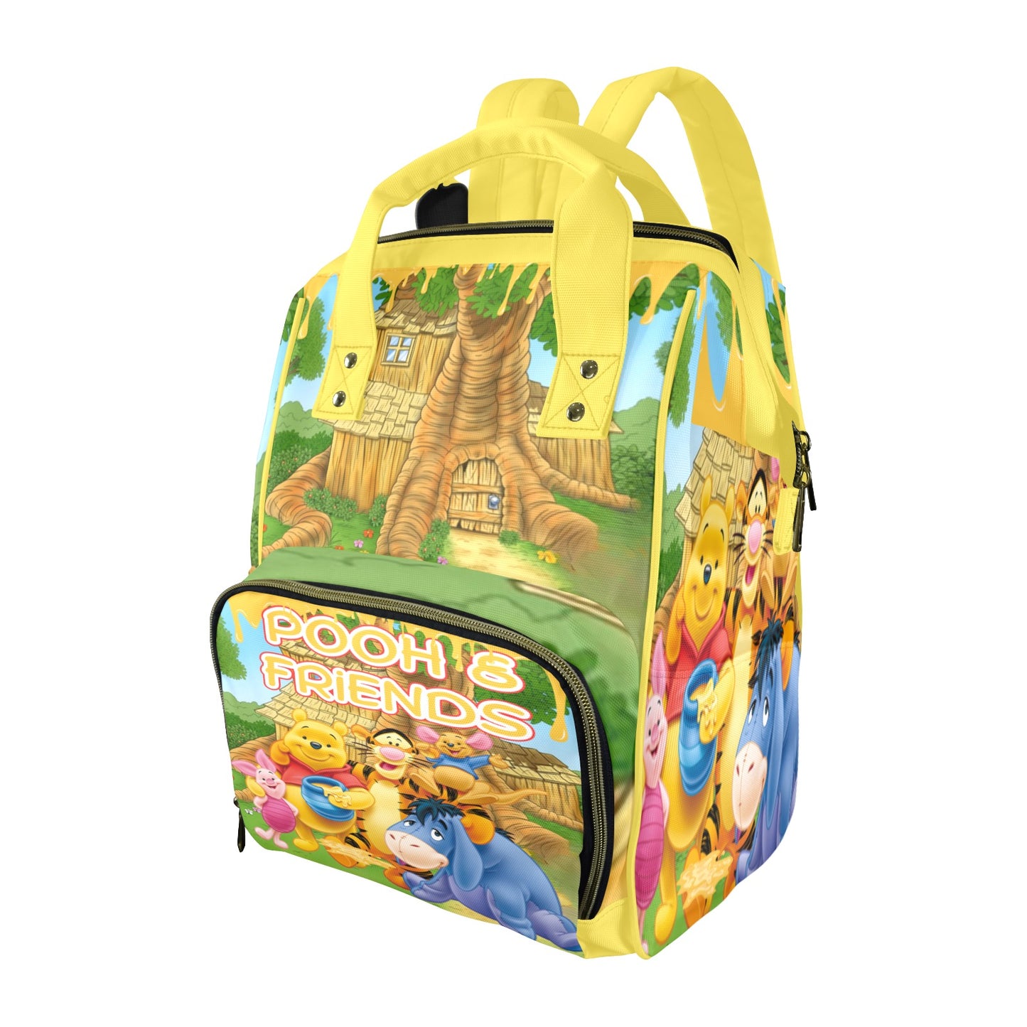 Winnie the Pooh and Friends Multi-Functional Diaper Backpack