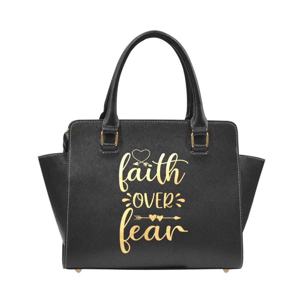 Faith Over Fear Shoulder Handbag