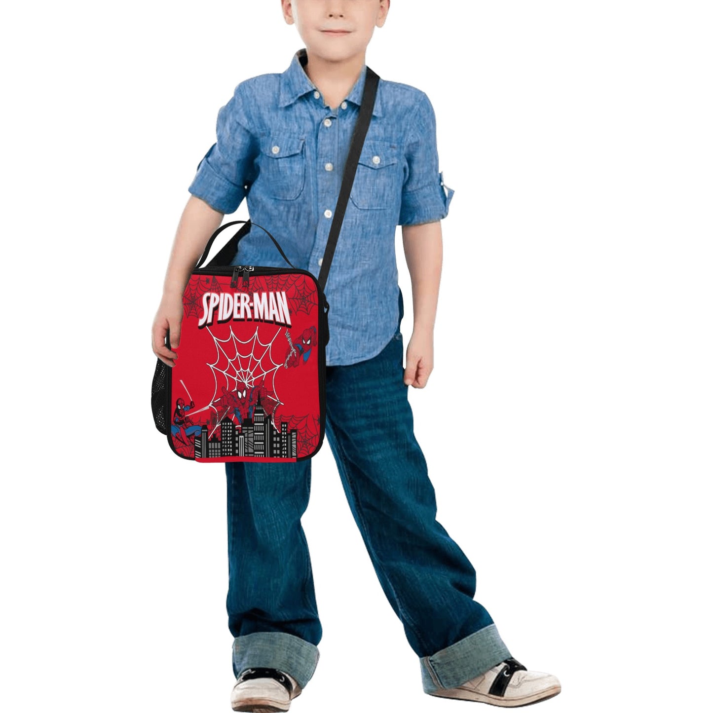Web-Slinging Spider-Man Crossbody Lunch Bag