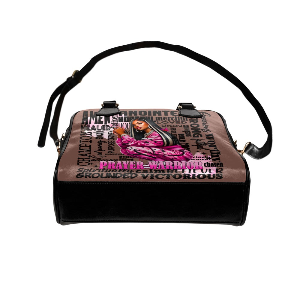 African American Women’s Prayer Warrior Faith Bag –  in Pink or Brown