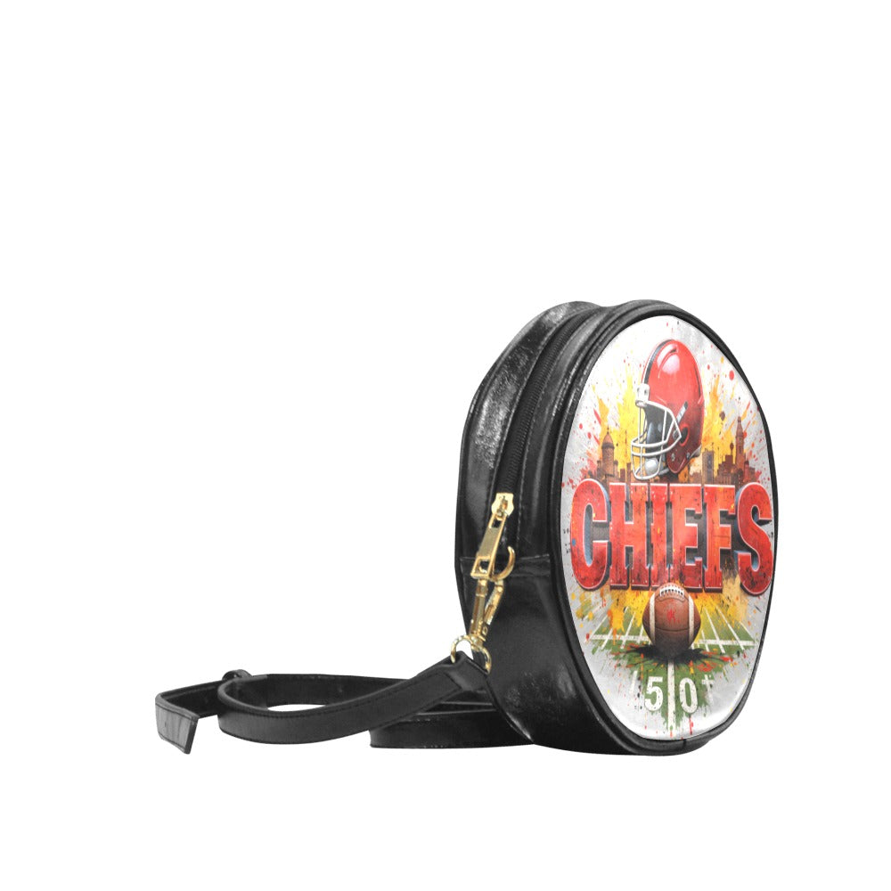 Chiefs 5-0 Victory Round Crossbody Bag