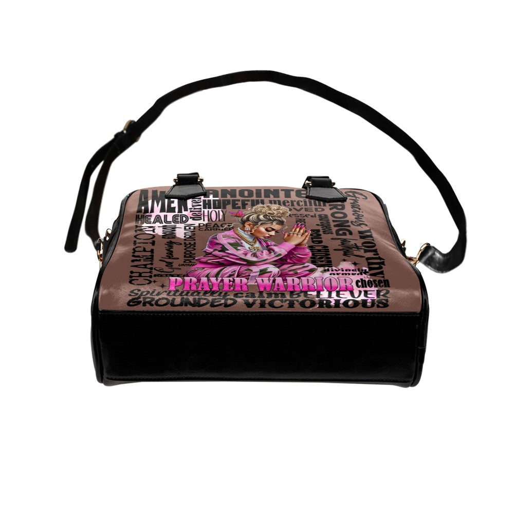 Women’s Prayer Warrior Inspirational Purse – Pink or Brown