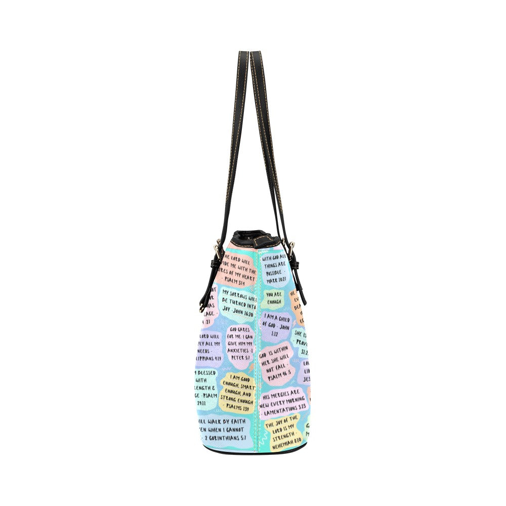 Inspirational Bible Affirmation Tote Bag