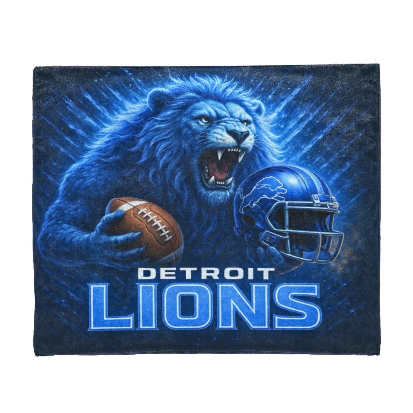 Detroit Lions Ultra-Soft Micro Fleece Blanket – 60"x50"