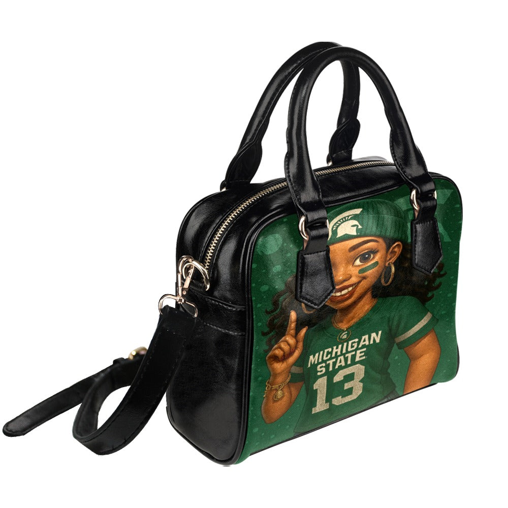 Michigan State Spartans Fan Girl Handbag – Custom Game-Day Purse