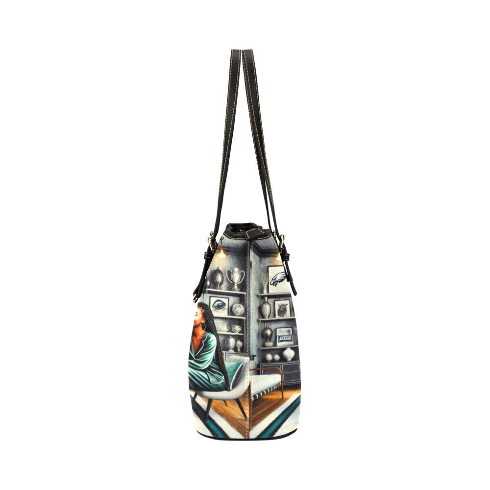Philadelphia Eagles Leather Tote Bag