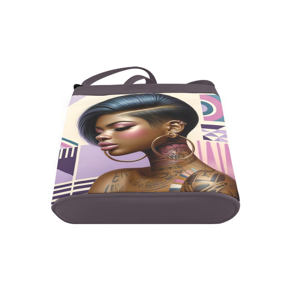 Black Girl Elegance Crossbody Bag