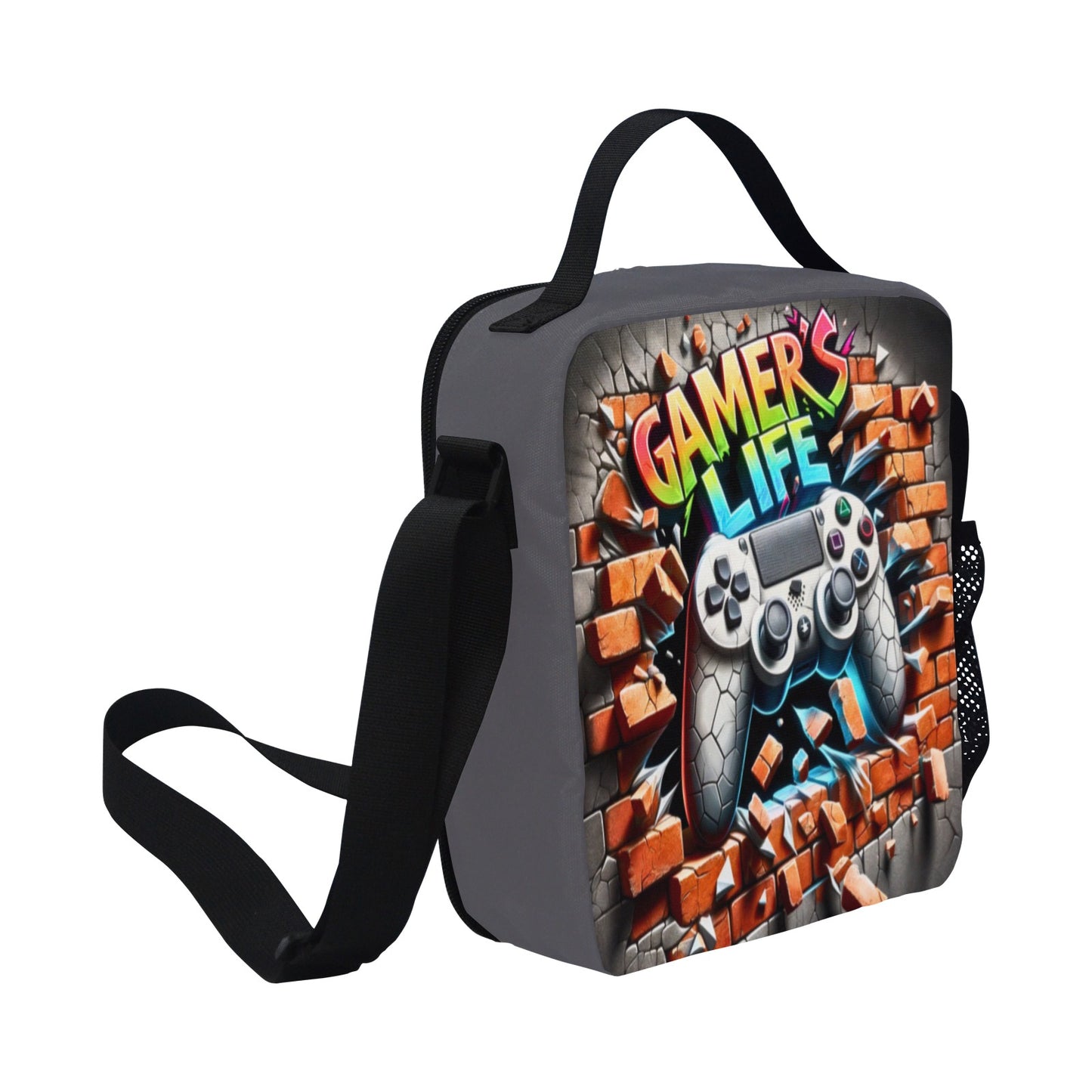 Level Up Lunchtime Gamer Cross Body Lunch Bag