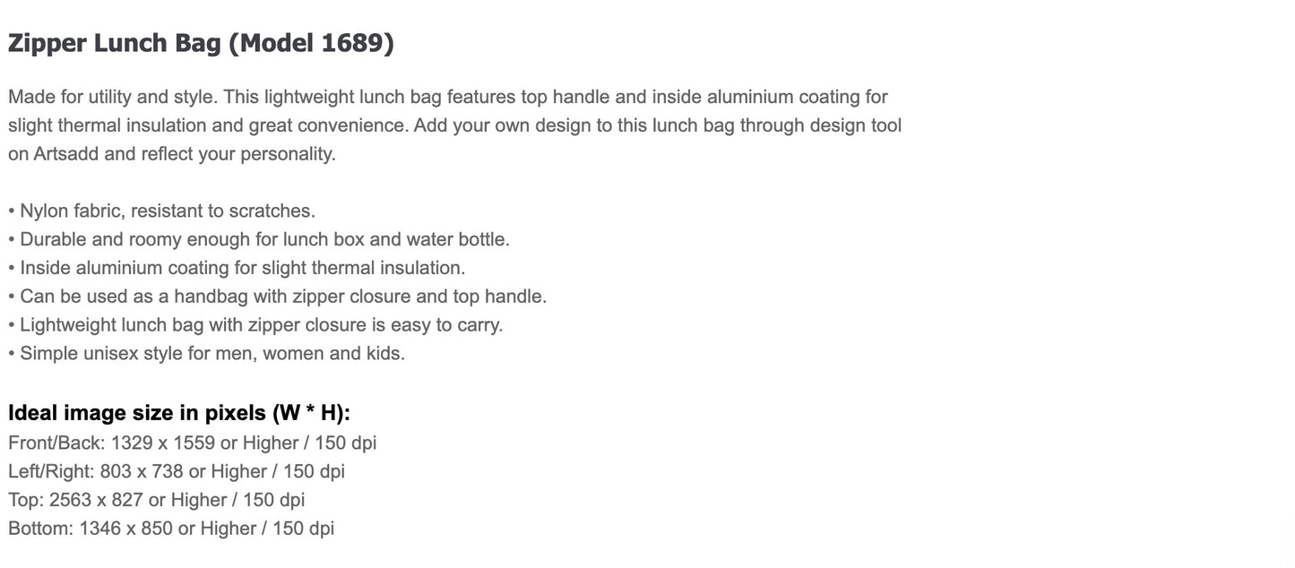 My Daily Bible Affirmations" Thermal Lunch Bag