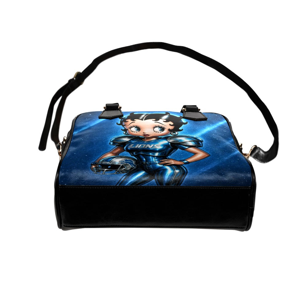 Detroit Lions Betty Boop Football Armor Handbag