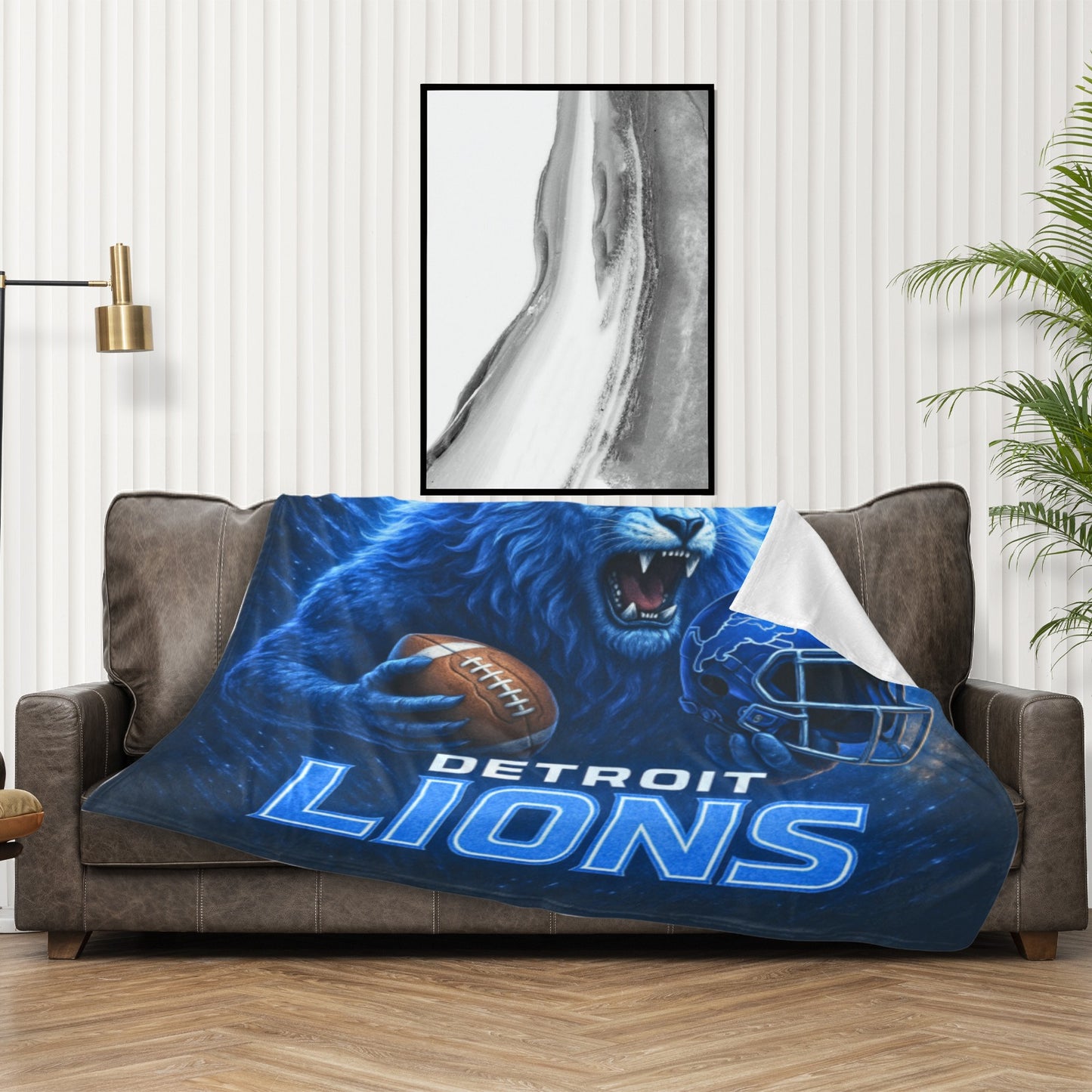 Detroit Lions Ultra-Soft Micro Fleece Blanket – 60"x50"