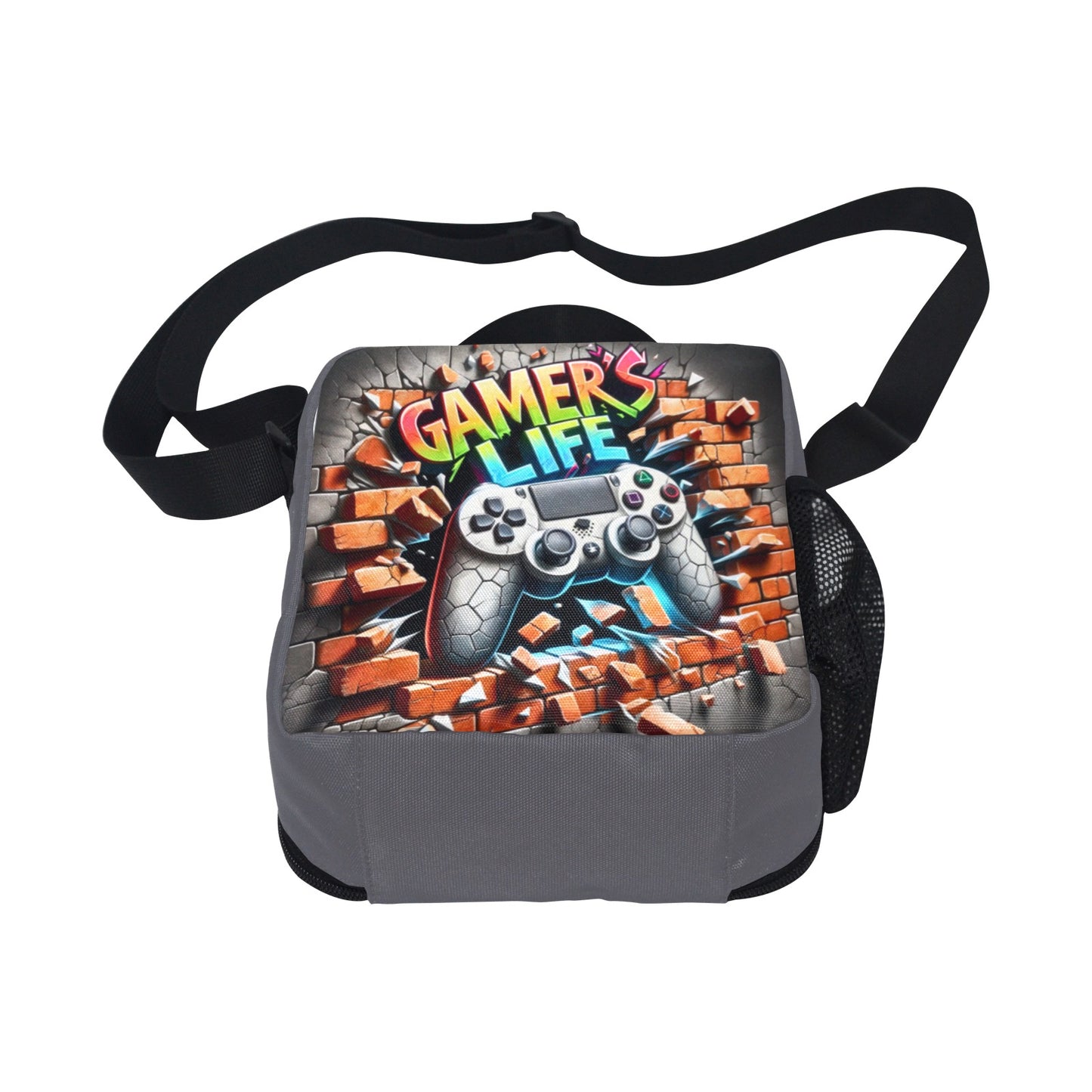 Level Up Lunchtime Gamer Cross Body Lunch Bag