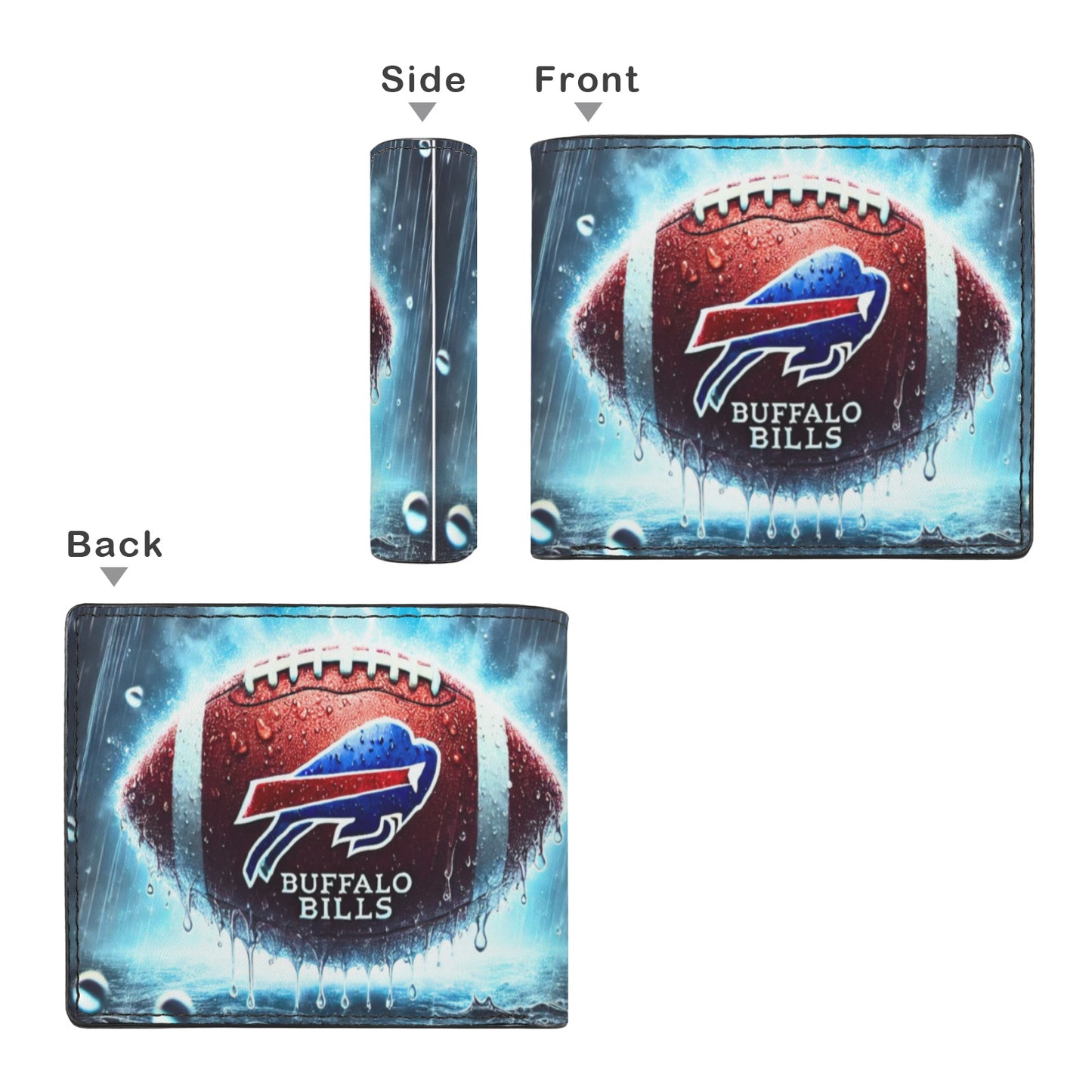 Buffalo Bills Men’s Custom Wallet – Game Day Ready!