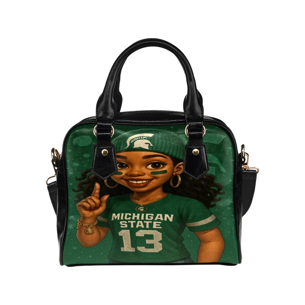 Michigan State Spartans Fan Girl Handbag – Custom Game-Day Purse