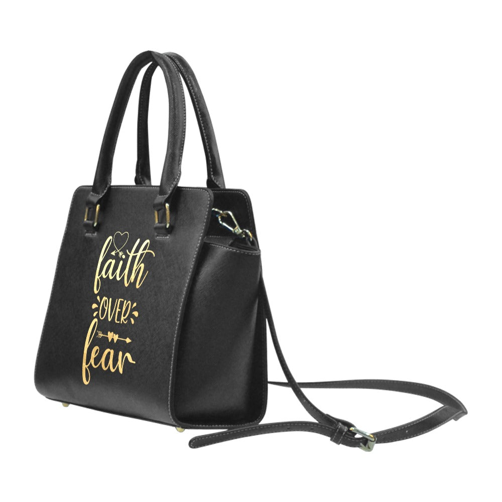 Faith Over Fear Shoulder Handbag
