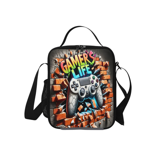 Level Up Lunchtime Gamer Cross Body Lunch Bag