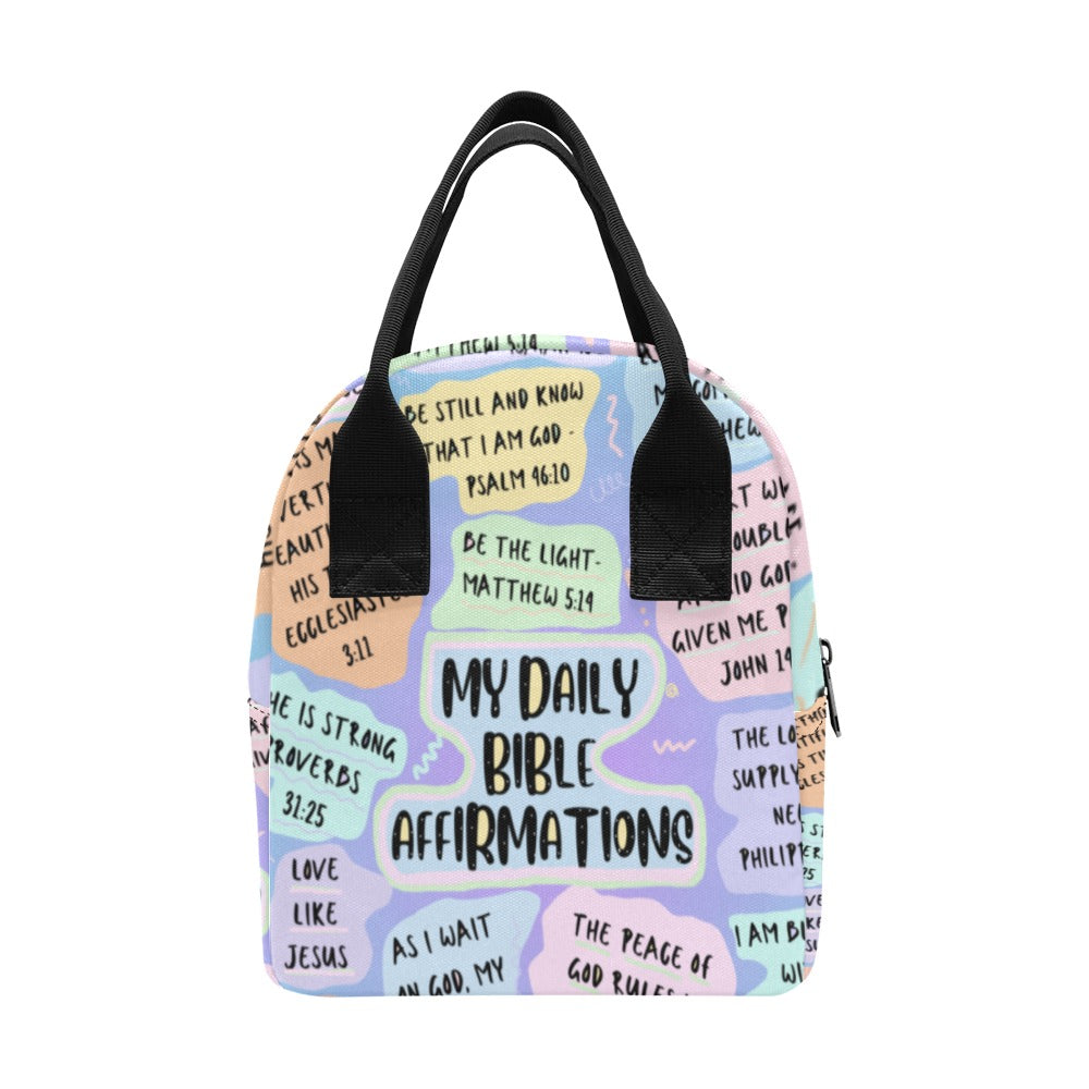 My Daily Bible Affirmations" Thermal Lunch Bag