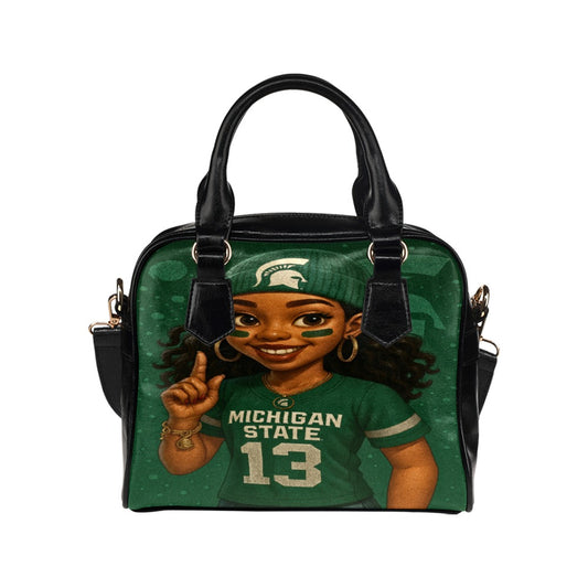 Michigan State Spartans Fan Girl Handbag – Custom Game-Day Purse