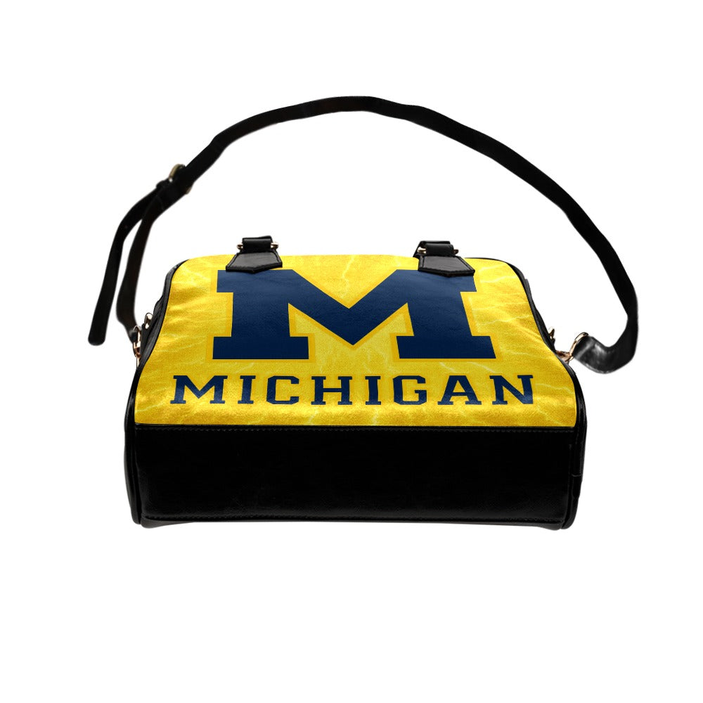 University of Michigan Shoulder Handbag – PU Leather