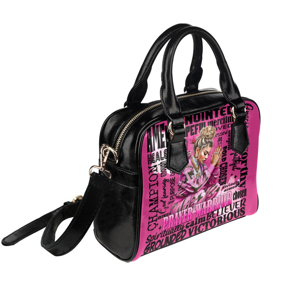 Women’s Prayer Warrior Inspirational Purse – Pink or Brown